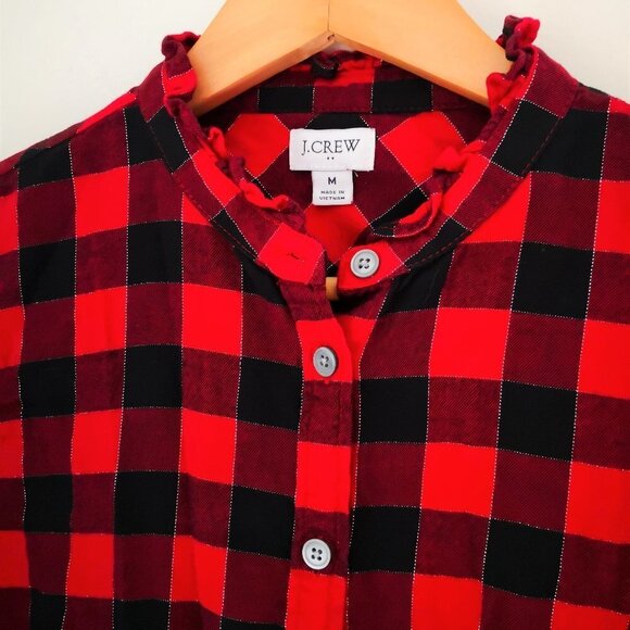 J. Crew Classic Fit Shirt in Buffalo Plaid Size M - Picture 2 of 3